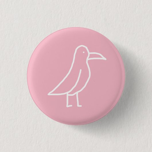 Vogel-Button Button (Vorderseite)