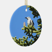 Vögel, Clarks Nutcracker, Wildtiere, Zierpflanzen Keramik Ornament (Rechts)