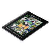 Vogel-Collagen-Gast-Buch Notizblock (Linke Seite)