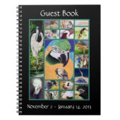 Vogel-Collagen-Gast-Buch Notizblock (Vorderseite)