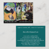 Vogel-Collagen-Visitenkarte Visitenkarte (Vorne/Hinten)