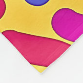 VÖGEL DER FARBEN Fleece Blanket (Ecke)