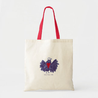 Vogel der Friedenstasche Tragetasche