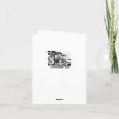 VÖGEL DER Grußkarten Karte (Rückseite)