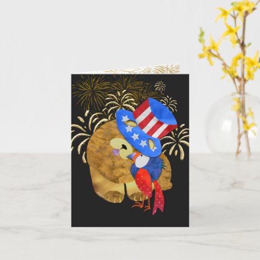 VÖGEL DER Grußkarten Karte (Gelbe Blume)