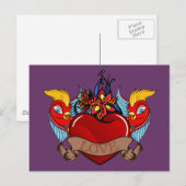 Vögel der Liebe Postkarte (Vorne/Hinten)
