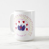 Vogel der Liebe-Tasse Kaffeetasse (Vorderseite Links)