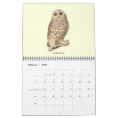 Vögel der Lithographie von New York Kalender (Feb 2027)