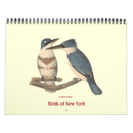 Vögel der Lithographie von New York Kalender