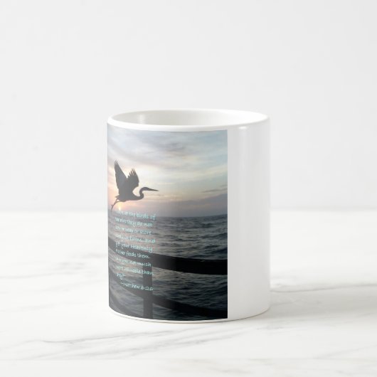 "Vögel der Luft " Kaffeetasse (Mittel)