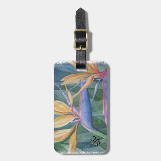 VÖGEL DER PERSONALISIERTEN GEPÄCKTAG GEPÄCKANHÄNGER (Vorderseite vertikal)