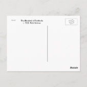 Vogel der Stärke Postkarte (Rückseite)