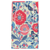 Vögel der Volkskunst, Erdbeeren und Blume drucken Kleine Geschenktüte (Vorderseite)