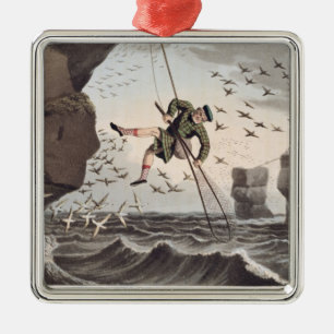 Vogel, der von oben, graviert durch Matthew Dubo Ornament Aus Metall
