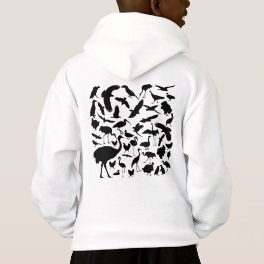 Vögel der Welt Hoodie (Rückseite)