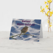 Vögel der World Wildlife Collection Karte (Gelbe Blume)