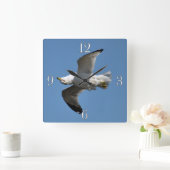 Vögel der World Wildlife Collection Quadratische Wanduhr (Zuhause)