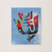 Vogel des Friedens Puzzle (Vertikal)