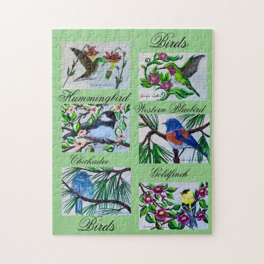 Vögel des Joy Puzzle (Vertikal)