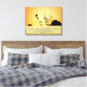 Vögel des Luftplakats Leinwanddruck (Insitu (Schlafzimmer))