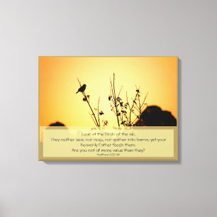 Vögel des Luftplakats Leinwanddruck