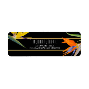 Vögel des Paradies, Floradress-Labels