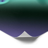 Vögel des Paradies-Fraktals Poster (Ecke)