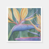 VÖGEL DES PARADIES PAPIERS NAPKINS SERVIETTE (Vorderseite)