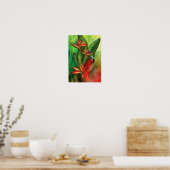 Vögel des Paradieses Art Poster/Print Poster (Küche)