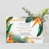 Vögel des Paradieses Bliss Einladung (Stehend Vorderseite)