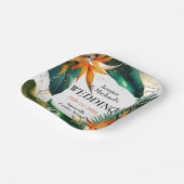 Vögel des Paradieses Bliss Pappteller (Gewinkelt)