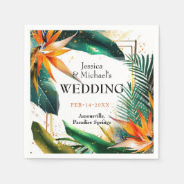 Vögel des Paradieses Bliss Serviette