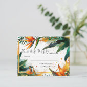 Vögel des Paradieses Bliss UAWG Einladungspostkarte (Stehend Vorderseite)
