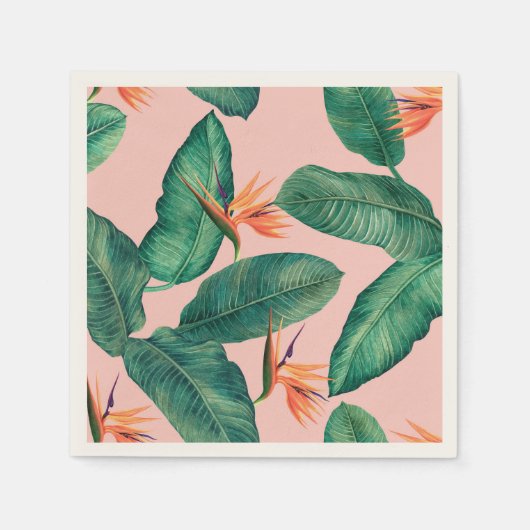 Vögel des Paradieses Napkin Serviette (Vorderseite)