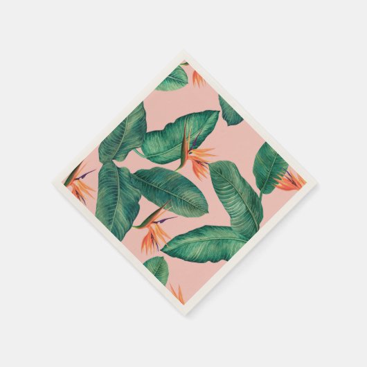 Vögel des Paradieses Napkin Serviette (Ecke)