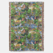 Vögel des Paradieses wiederholen sich die Blankett Decke (Vorderseite Vertikal)