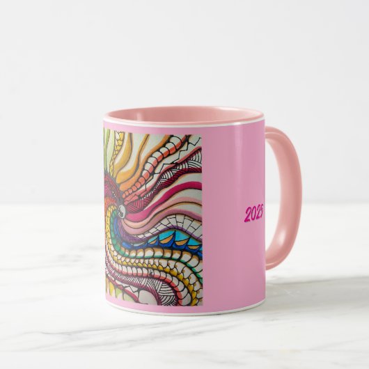 Vogel des Stolzes 2025 Tasse (VorderseiteRechts)