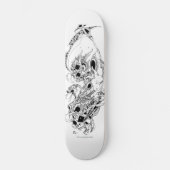 Vogel des Todes Skateboard (Vorderseite)