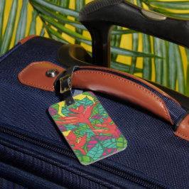 Vögel des tropischen Dschungels Gepäckanhänger