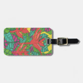 Vögel des tropischen Dschungels Gepäckanhänger (Vorderseite horizontal)