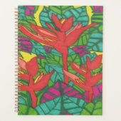 Vögel des tropischen Dschungels Planer (Vorderseite)