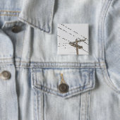 Vögel, die an Drähten befestigt sind Button (Beispiel)