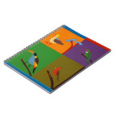 Vögel, die das Tal von Bogota 2008 besuchen Notizblock (Linke Seite)