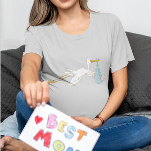 Vögel, die Niedliches Kind tragen. Es ist ein Jung T-Shirt