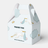 Vögel, die Niedliches Kind tragen. Es ist eine jun Geschenkschachtel (Vorderseite)