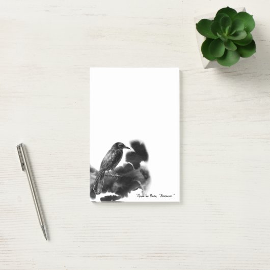 Vögel. Die Raven Notes Post-it Klebezettel (Büro)