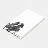 Vögel. Die Raven Notes Post-it Klebezettel (angewinkelt)