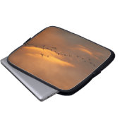 Vögel, die über San Miguel de Allende, Mexiko Laptopschutzhülle (Vorne Knopf)