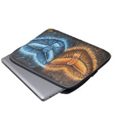 Vögel, die zusammen fliegen laptopschutzhülle (Vorne Knopf)