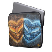 Vögel, die zusammen fliegen laptopschutzhülle (Vorderseite Links)